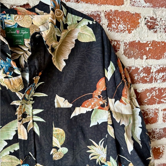 David Taylor Collection Hawaiian button down - Picture 6 of 8